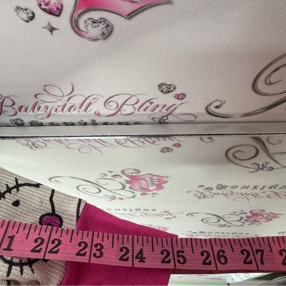 Hello kitty leggings waffle knit thermal cat pants kids cute pink stretchy - Picture 9 of 9